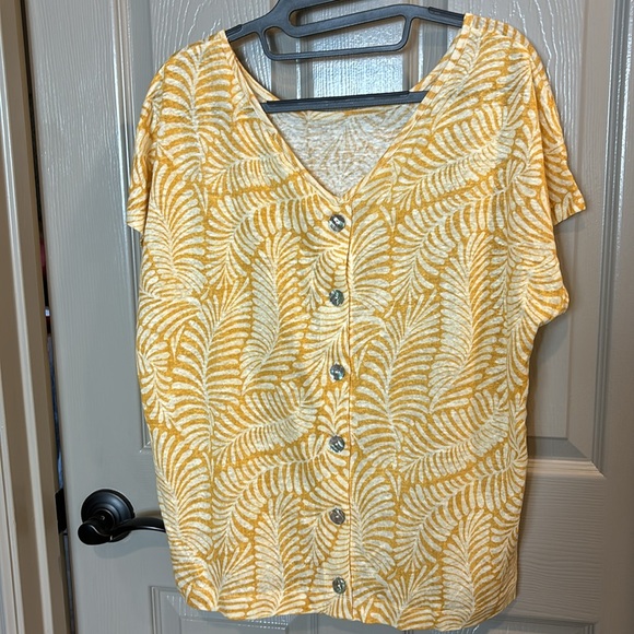 Rachel Zoe 100% linen sleeveless top size L NWOT - Picture 2 of 7